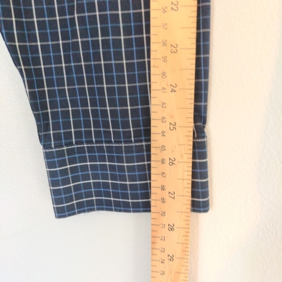 Eddie Bauer Shirt Men's TXL Blue Plaid Classic Fit Button Down Long Sleeve NWOT - Picture 8 of 8